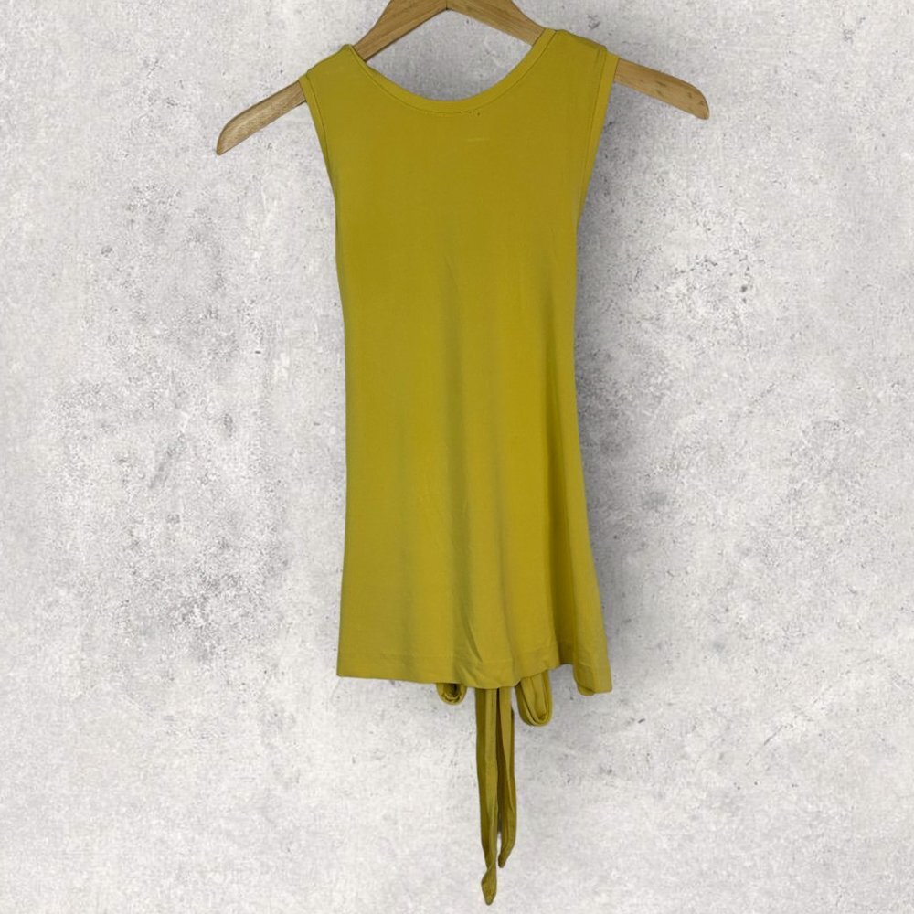 Wilfred Yellow Top Luciole Wrap Around Tank Balletcore Size XXS‎ Mustard Yellow - Picture 14 of 14